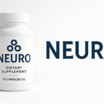 Neuro Fortis Pro dietary supplement bottle with clean white background and bold blue branding